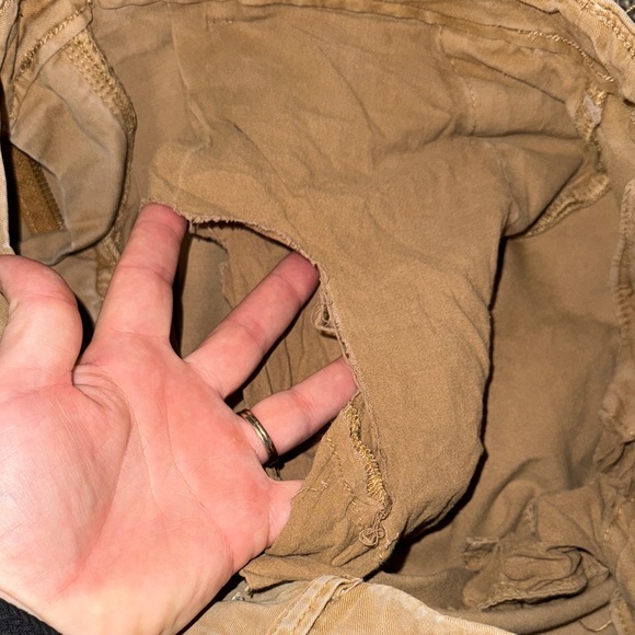 American Eagle Original Straight Khaki 32x34 - Picture 12 of 13